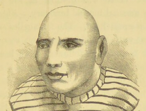 Sketch of a person wearing a striped t-shirt